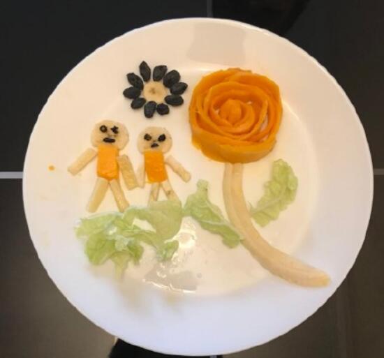 幼儿园水果拼盘图片，简单好看的儿童水果拼盘