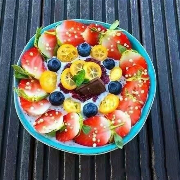 清凉夏日水果拼盘图片，夏日水果拼盘的打开方式