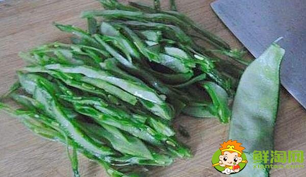 扁豆角怎么切好看，扁豆角怎么切斜块
